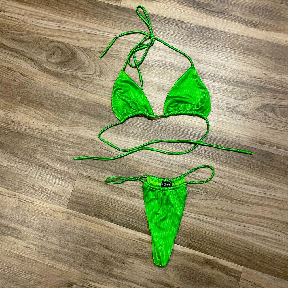 Green String Bikini